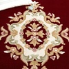 image:imageSAFAVIEH Area Rug 8x10  Aubusson Collection  Large  Olive amp Ivory Handmade Wool Ideal for Living Room Bedroom Dining Space AUB301XRedIvory