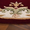 image:imageSAFAVIEH Area Rug 8x10  Aubusson Collection  Large  Olive amp Ivory Handmade Wool Ideal for Living Room Bedroom Dining Space AUB301XRedIvory