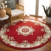 image:imageSAFAVIEH Area Rug 8x10  Aubusson Collection  Large  Olive amp Ivory Handmade Wool Ideal for Living Room Bedroom Dining Space AUB301XRustIvory