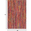 image:imageSAFAVIEH Area Rug 8x10  Braided Collection  Large  Natural amp Multi Handmade Cotton Ideal for Living Room Bedroom Office Dining Space BRD262BNaturalMulti