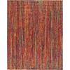 image:imageSAFAVIEH Area Rug 8x10  Braided Collection  Large  Natural amp Multi Handmade Cotton Ideal for Living Room Bedroom Office Dining Space BRD262BNaturalMulti