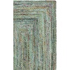 image:imageSAFAVIEH Area Rug 8x10  Braided Collection  Large  Orange amp Rust Handmade Cotton Reversible Ideal for Living Room Bedroom Dining Space BRD210ALight GreenSage