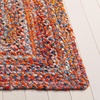 image:imageSAFAVIEH Area Rug 8x10  Braided Collection  Large  Orange amp Rust Handmade Cotton Reversible Ideal for Living Room Bedroom Dining Space BRD210AOrangeRust