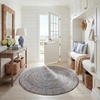 image:imageSAFAVIEH Area Rug 8x10  Cape Cod Collection  Large  Beige amp Multi Handmade Jute amp Cotton Woven Braided Design CAP202BBlueNatural