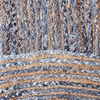 image:imageSAFAVIEH Area Rug 8x10  Cape Cod Collection  Large  Beige amp Multi Handmade Jute amp Cotton Woven Braided Design CAP202BBlueNatural