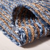 image:imageSAFAVIEH Area Rug 8x10  Cape Cod Collection  Large  Beige amp Multi Handmade Jute amp Cotton Woven Braided Design CAP202BBlueNatural