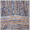 image:imageSAFAVIEH Area Rug 8x10  Cape Cod Collection  Large  Beige amp Multi Handmade Jute amp Cotton Woven Braided Design CAP202BBlueNatural