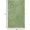 image:imageSAFAVIEH Area Rug 8x10  Cape Cod Collection  Large  Blue amp Natural Handmade Jute amp Cotton Boho Braided Design Ideal for Living Room Bedroom Office Dining Space CAP203MGreenNatural