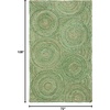 image:imageSAFAVIEH Area Rug 8x10  Cape Cod Collection  Large  Blue amp Natural Handmade Jute amp Cotton Boho Braided Design Ideal for Living Room Bedroom Office Dining Space CAP203MGreenNatural