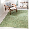 image:imageSAFAVIEH Area Rug 8x10  Cape Cod Collection  Large  Blue amp Natural Handmade Jute amp Cotton Boho Braided Design Ideal for Living Room Bedroom Office Dining Space CAP203MGreenNatural