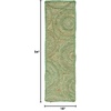 image:imageSAFAVIEH Area Rug 8x10  Cape Cod Collection  Large  Blue amp Natural Handmade Jute amp Cotton Boho Braided Design Ideal for Living Room Bedroom Office Dining Space CAP203MGreenNatural