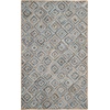 image:imageSAFAVIEH Area Rug 8x10  Cape Cod Collection  Large  Natural amp Red Handmade Flat Weave Braided Jute amp Denim Ideal for Living Room Bedroom Office Dining Space CAP354BNaturalBlue