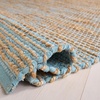 image:imageSAFAVIEH Area Rug 8x10  Cape Cod Collection  Large  Yellow amp Natural Handmade Jute amp Cotton Ideal for Living Room Bedroom Dining Space CAP236CBlueNatural
