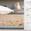 image:imageSAFAVIEH Area Rug 8x10  Cape Cod Collection  Large  Yellow amp Natural Handmade Jute amp Cotton Ideal for Living Room Bedroom Dining Space CAP236CBlueNatural