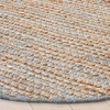 image:imageSAFAVIEH Area Rug 8x10  Cape Cod Collection  Large  Yellow amp Natural Handmade Jute amp Cotton Ideal for Living Room Bedroom Dining Space CAP236CBlueNatural