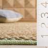 image:imageSAFAVIEH Area Rug 8x10  Cape Cod Collection  Large  Yellow amp Natural Handmade Jute amp Cotton Ideal for Living Room Bedroom Dining Space CAP236CGreenNatural