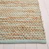 image:imageSAFAVIEH Area Rug 8x10  Cape Cod Collection  Large  Yellow amp Natural Handmade Jute amp Cotton Ideal for Living Room Bedroom Dining Space CAP236CTurquoiseNatural