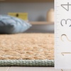 image:imageSAFAVIEH Area Rug 8x10  Cape Cod Collection  Large  Yellow amp Natural Handmade Jute amp Cotton Ideal for Living Room Bedroom Dining Space CAP236CTurquoiseNatural