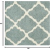 image:imageSAFAVIEH Area Rug 8x10  Dallas Shag Collection  Large  Beige amp Ivory Trellis Pattern NonShedding amp Easy Cleaning Plush Thick Pile Ideal for Living Room Bedroom Dining Space SGD257DSeafoamIvory