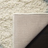 image:imageSAFAVIEH Area Rug 8x10  Dallas Shag Collection  Large  Beige amp Ivory Trellis Pattern NonShedding amp Easy Cleaning Plush Thick Pile Ideal for Living Room Bedroom Dining Space SGD257DIvoryLight Blue