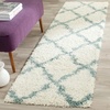 image:imageSAFAVIEH Area Rug 8x10  Dallas Shag Collection  Large  Beige amp Ivory Trellis Pattern NonShedding amp Easy Cleaning Plush Thick Pile Ideal for Living Room Bedroom Dining Space SGD257DIvoryLight Pink