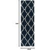 image:imageSAFAVIEH Area Rug 8x10  Dallas Shag Collection  Large  Beige amp Ivory Trellis Pattern NonShedding amp Easy Cleaning Plush Thick Pile Ideal for Living Room Bedroom Dining Space SGD257DNavyIvory
