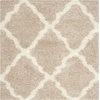image:imageSAFAVIEH Area Rug 8x10  Dallas Shag Collection  Large  Beige amp Ivory Trellis Pattern NonShedding amp Easy Cleaning Plush Thick Pile Ideal for Living Room Bedroom Dining Space SGD257DBeigeIvory