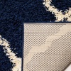 image:imageSAFAVIEH Area Rug 8x10  Dallas Shag Collection  Large  Beige amp Ivory Trellis Pattern NonShedding amp Easy Cleaning Plush Thick Pile Ideal for Living Room Bedroom Dining Space SGD257DNavyIvory