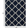 image:imageSAFAVIEH Area Rug 8x10  Dallas Shag Collection  Large  Beige amp Ivory Trellis Pattern NonShedding amp Easy Cleaning Plush Thick Pile Ideal for Living Room Bedroom Dining Space SGD257DNavyIvory