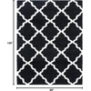 image:imageSAFAVIEH Area Rug 8x10  Dallas Shag Collection  Large  Beige amp Ivory Trellis Pattern NonShedding amp Easy Cleaning Plush Thick Pile Ideal for Living Room Bedroom Dining Space SGD257DBlackIvory