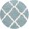 image:imageSAFAVIEH Area Rug 8x10  Dallas Shag Collection  Large  Beige amp Ivory Trellis Pattern NonShedding amp Easy Cleaning Plush Thick Pile Ideal for Living Room Bedroom Dining Space SGD257DSeafoamIvory