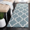 image:imageSAFAVIEH Area Rug 8x10  Dallas Shag Collection  Large  Beige amp Ivory Trellis Pattern NonShedding amp Easy Cleaning Plush Thick Pile Ideal for Living Room Bedroom Dining Space SGD257DSeafoamIvory