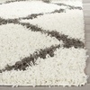 image:imageSAFAVIEH Area Rug 8x10  Dallas Shag Collection  Large  Beige amp Ivory Trellis Pattern NonShedding amp Easy Cleaning Plush Thick Pile Ideal for Living Room Bedroom Dining Space SGD257DIvoryRed
