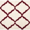 image:imageSAFAVIEH Area Rug 8x10  Dallas Shag Collection  Large  Beige amp Ivory Trellis Pattern NonShedding amp Easy Cleaning Plush Thick Pile Ideal for Living Room Bedroom Dining Space SGD257DIvoryRed