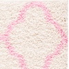 image:imageSAFAVIEH Area Rug 8x10  Dallas Shag Collection  Large  Beige amp Ivory Trellis Pattern NonShedding amp Easy Cleaning Plush Thick Pile Ideal for Living Room Bedroom Dining Space SGD257DIvoryLight Pink