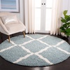 image:imageSAFAVIEH Area Rug 8x10  Dallas Shag Collection  Large  Beige amp Ivory Trellis Pattern NonShedding amp Easy Cleaning Plush Thick Pile Ideal for Living Room Bedroom Dining Space SGD257DSeafoamIvory