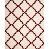 image:imageSAFAVIEH Area Rug 8x10  Dallas Shag Collection  Large  Beige amp Ivory Trellis Pattern NonShedding amp Easy Cleaning Plush Thick Pile Ideal for Living Room Bedroom Dining Space SGD257DIvoryRed