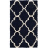 image:imageSAFAVIEH Area Rug 8x10  Dallas Shag Collection  Large  Beige amp Ivory Trellis Pattern NonShedding amp Easy Cleaning Plush Thick Pile Ideal for Living Room Bedroom Dining Space SGD257DNavyIvory