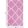 image:imageSAFAVIEH Area Rug 8x10  Dallas Shag Collection  Large  Beige amp Ivory Trellis Pattern NonShedding amp Easy Cleaning Plush Thick Pile Ideal for Living Room Bedroom Dining Space SGD257DPinkIvory