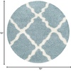 image:imageSAFAVIEH Area Rug 8x10  Dallas Shag Collection  Large  Beige amp Ivory Trellis Pattern NonShedding amp Easy Cleaning Plush Thick Pile Ideal for Living Room Bedroom Dining Space SGD257DSeafoamIvory