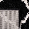 image:imageSAFAVIEH Area Rug 8x10  Dallas Shag Collection  Large  Beige amp Ivory Trellis Pattern NonShedding amp Easy Cleaning Plush Thick Pile Ideal for Living Room Bedroom Dining Space SGD257DBlackIvory