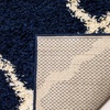 image:imageSAFAVIEH Area Rug 8x10  Dallas Shag Collection  Large  Beige amp Ivory Trellis Pattern NonShedding amp Easy Cleaning Plush Thick Pile Ideal for Living Room Bedroom Dining Space SGD257DNavyIvory