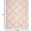 image:imageSAFAVIEH Area Rug 8x10  Dallas Shag Collection  Large  Beige amp Ivory Trellis Pattern NonShedding amp Easy Cleaning Plush Thick Pile Ideal for Living Room Bedroom Dining Space SGD257DIvoryLight Pink