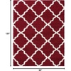 image:imageSAFAVIEH Area Rug 8x10  Dallas Shag Collection  Large  Beige amp Ivory Trellis Pattern NonShedding amp Easy Cleaning Plush Thick Pile Ideal for Living Room Bedroom Dining Space SGD257DRedIvory