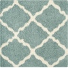image:imageSAFAVIEH Area Rug 8x10  Dallas Shag Collection  Large  Beige amp Ivory Trellis Pattern NonShedding amp Easy Cleaning Plush Thick Pile Ideal for Living Room Bedroom Dining Space SGD257DSeafoamIvory