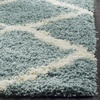 image:imageSAFAVIEH Area Rug 8x10  Dallas Shag Collection  Large  Beige amp Ivory Trellis Pattern NonShedding amp Easy Cleaning Plush Thick Pile Ideal for Living Room Bedroom Dining Space SGD257DSeafoamIvory