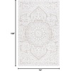 image:imageSAFAVIEH Area Rug 8x10  Ebony Collection  Large  Ivory amp Brown Traditional Design Ideal for Living Room Bedroom Office Dining Space EBN211TIvoryBrown
