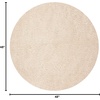 image:imageSAFAVIEH Area Rug 8x10  Fontana Shag Collection  Large  Ivory Solid Pattern NonShedding amp Easy Cleaning Ultra Plush Thick Pile Ideal for Living Room Bedroom Dining Space FNT800ACreme