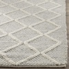 image:imageSAFAVIEH Area Rug 8x10  Natura Collection  Large  Ivory amp Ivory Handmade Wool amp Viscose Ideal for Living Room Bedroom Dining Space NAT310ASilverIvory