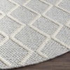 image:imageSAFAVIEH Area Rug 8x10  Natura Collection  Large  Ivory amp Ivory Handmade Wool amp Viscose Ideal for Living Room Bedroom Dining Space NAT310ASilverIvory
